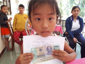 Les enfants ont reçu l’argent du parrainage (2)
